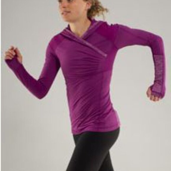 Lululemon Run:Cross Train Pullover Hoodie- Size 4 - Picture 12 of 14
